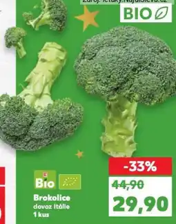 Kaufland Brokolice dovoz Itálie nabídka