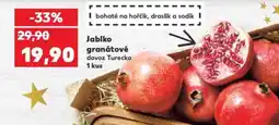 Kaufland Jablko granátové dovoz Turecko nabídka