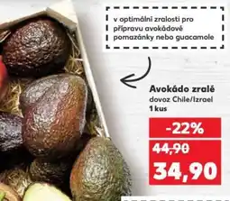 Kaufland Avokádo zralé dovoz Chile/Izrael nabídka