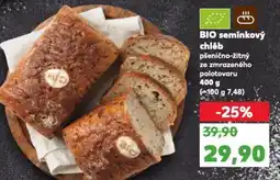 Kaufland BIO semínkový chléb pšenično-žitný ze zmrazeného polotovaru nabídka