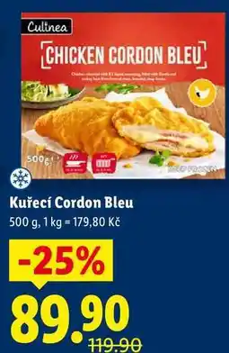 Lidl Kuřecí Cordon Bleu, 500 g nabídka
