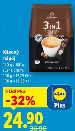Lidl Kávový nápoj, 140 g/180 g nabídka