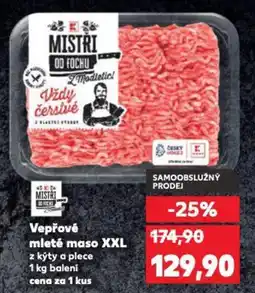 Kaufland Vepřové mleté maso XXL z kýty a plece nabídka