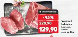 Kaufland Vepřová krkovice bez kostí, v celku nabídka