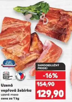 Kaufland Uzená vepřová žebírka uzené maso nabídka