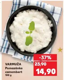 Kaufland VARMUŽA Pomazánka camembert nabídka