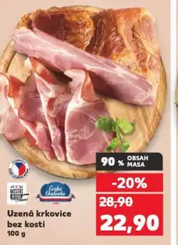 Kaufland Uzená krkovice bez kosti nabídka