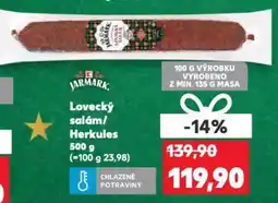 Kaufland Lovecký salám/ Herkules nabídka