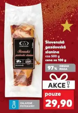 Kaufland Slovenská gazdovská slanina nabídka