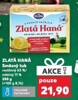 Kaufland ZLATÁ HANÁ Směsný tuk nabídka