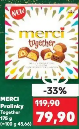 Kaufland MERCI Pralinky Together nabídka