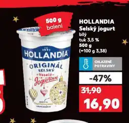 Kaufland Hollandia selský jogurt nabídka