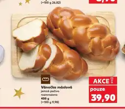 Kaufland Vánočka máslová nabídka