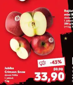 Kaufland Jablka crimson snow nabídka