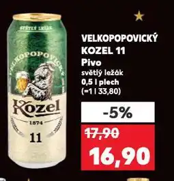 Kaufland Pivo velkopopovický kozel nabídka
