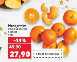 Kaufland Mandarinky nabídka