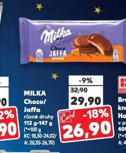 Kaufland Milka choco nabídka