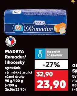 Kaufland Madeta romadur nabídka