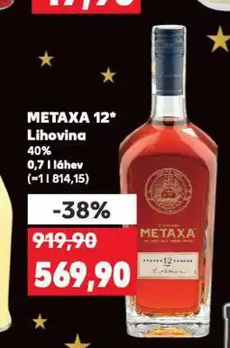 Kaufland Metaxa 12 nabídka