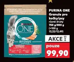 Kaufland Purina one granule pro kočky nabídka