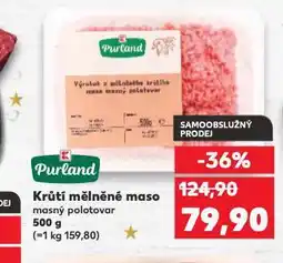 Kaufland Krůtí mělněné maso nabídka