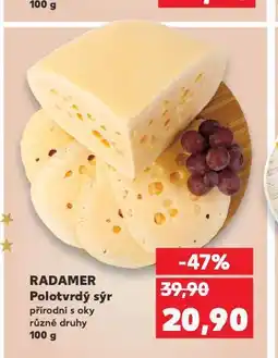 Kaufland Radamer polotvrdý sýr nabídka