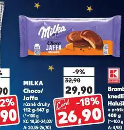 Kaufland Milka jaffa nabídka