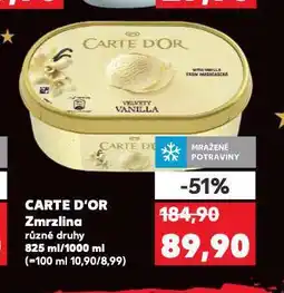 Kaufland Zmrzlina carte d'or nabídka