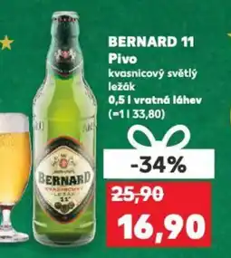 Kaufland BERNARD 11 Pivo nabídka