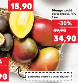 Kaufland Mango zralé nabídka