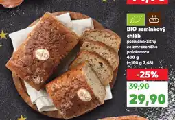 Kaufland Bio semínkový chléb nabídka
