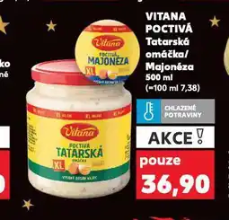 Kaufland Vitana poctivá tatarská omáčka nabídka