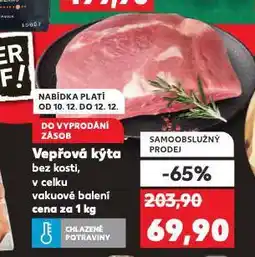 Kaufland Vepřová kýta nabídka