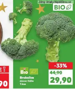 Kaufland Bio brokolice nabídka