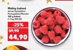 Kaufland Maliny balené nabídka