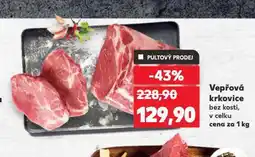 Kaufland Vepřová krkovice nabídka