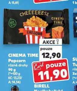 Kaufland Popcorn cinema time nabídka