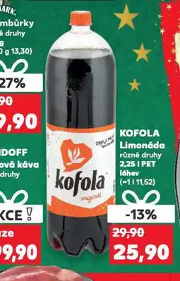 Kaufland Kofola nabídka