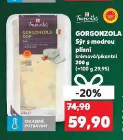 Kaufland Gorgonzola sýr s modrou plísní nabídka