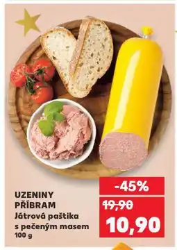 Kaufland Játrová paštika s pečeným masem nabídka