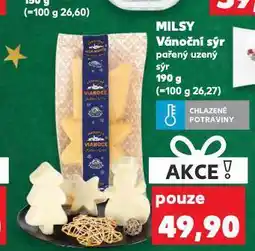 Kaufland Milsy vánoční sýr nabídka