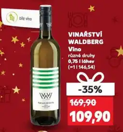 Kaufland VINAŘSTVÍ WALDBERG Vino nabídka