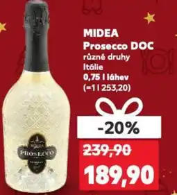 Kaufland MIDEA Prosecco DOC nabídka
