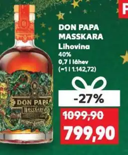 Kaufland DON PAPA MASSKARA Lihovina 40% nabídka