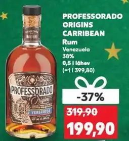 Kaufland PROFESSORADO ORIGINS CARRIBEAN Rum nabídka