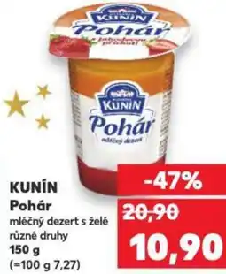 Kaufland KUNIN Pohár nabídka