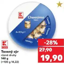 Kaufland Tavený sýr nabídka
