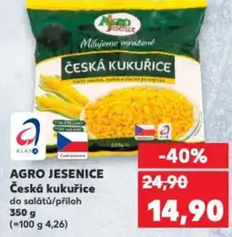 Kaufland AGRO JESENICE Česká kukuřice nabídka