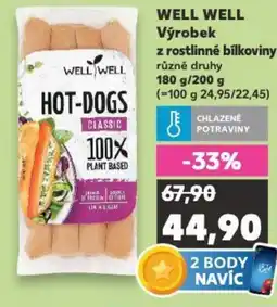 Kaufland WELL WELL Výrobek z rostlinné bílkoviny nabídka