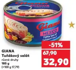 Kaufland GIANA Tuňákový salát nabídka